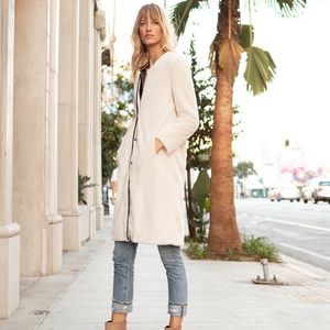 AS by DF
Cloud Nine Faux-Fur Duster Jacket